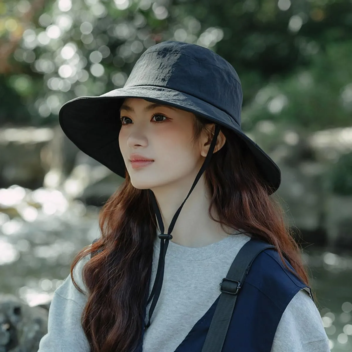 SOMALER Sun Hats for Women Wide Brim UPF50  Outdoor Beach Hat Packable Summer Fishing Hiking Hat
