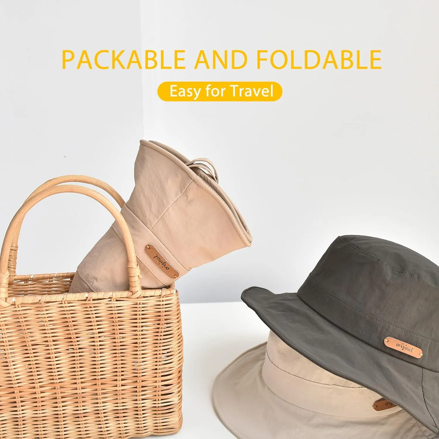SOMALER Sun Hats for Women Wide Brim UPF50  Outdoor Beach Hat Packable Summer Fishing Hiking Hat