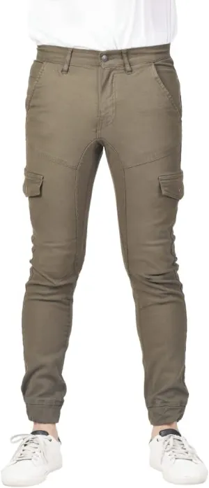 Soroor Cargo Joggers for Men - Slim Fit Cuffed Cargo Pants, Stylish Joggers for Men | Pique Stretch Cotton Mens Jogger