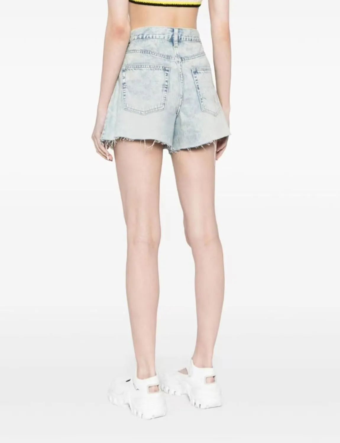 SperLucky Jeans for Women High Waisted Stretchy Short Jeans Loose Leg Denim Short Pants