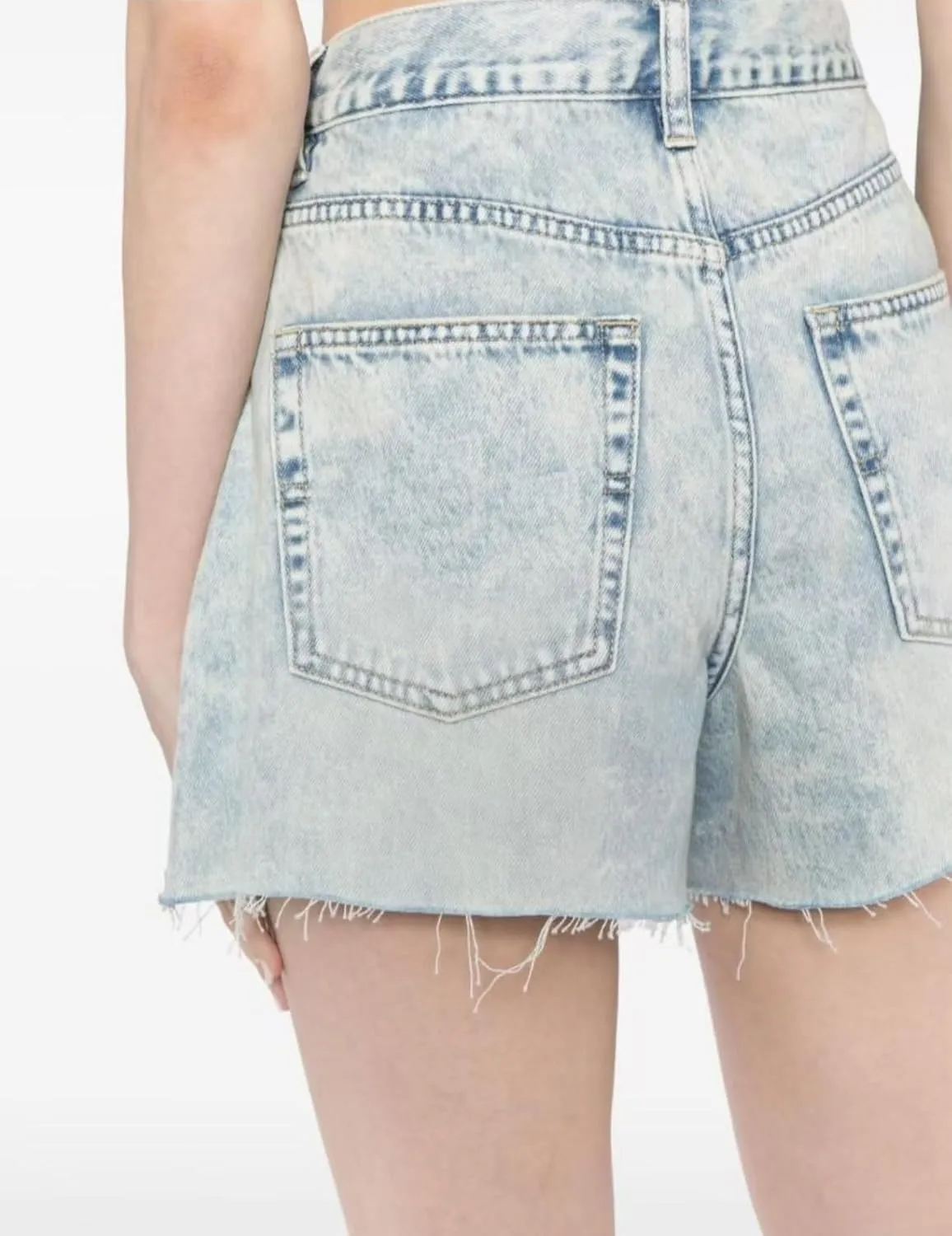 SperLucky Jeans for Women High Waisted Stretchy Short Jeans Loose Leg Denim Short Pants