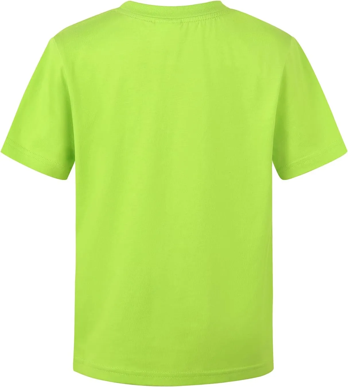 Spring&Gege Boys Heavyweight Soft Cotton Short Sleeve Crewneck T Shirts(5-14 Years)
