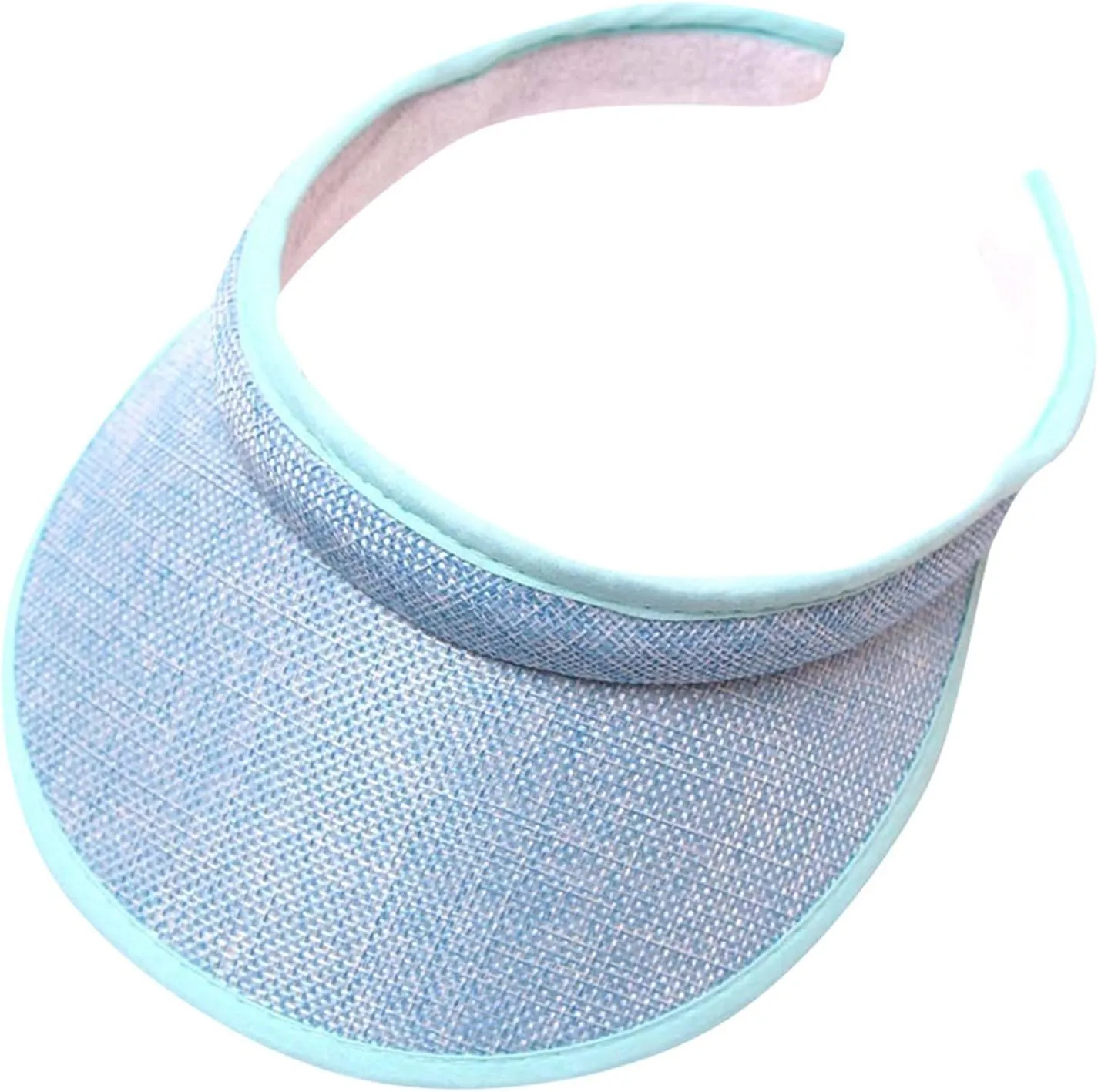 Sun Visor Hats Women Men Adjustable Clip On Wide Brim Visors Hat Outdoor Sports Golf Beach Travel Activity Tennis Caps