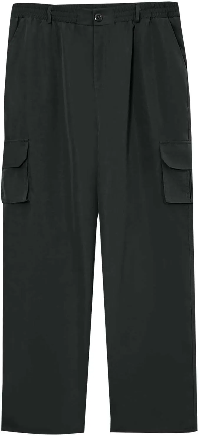 Trousers for Men Work Pants for Men Water Resistant Training Quick Dry Cool with Multi Pocket Biking Convertible