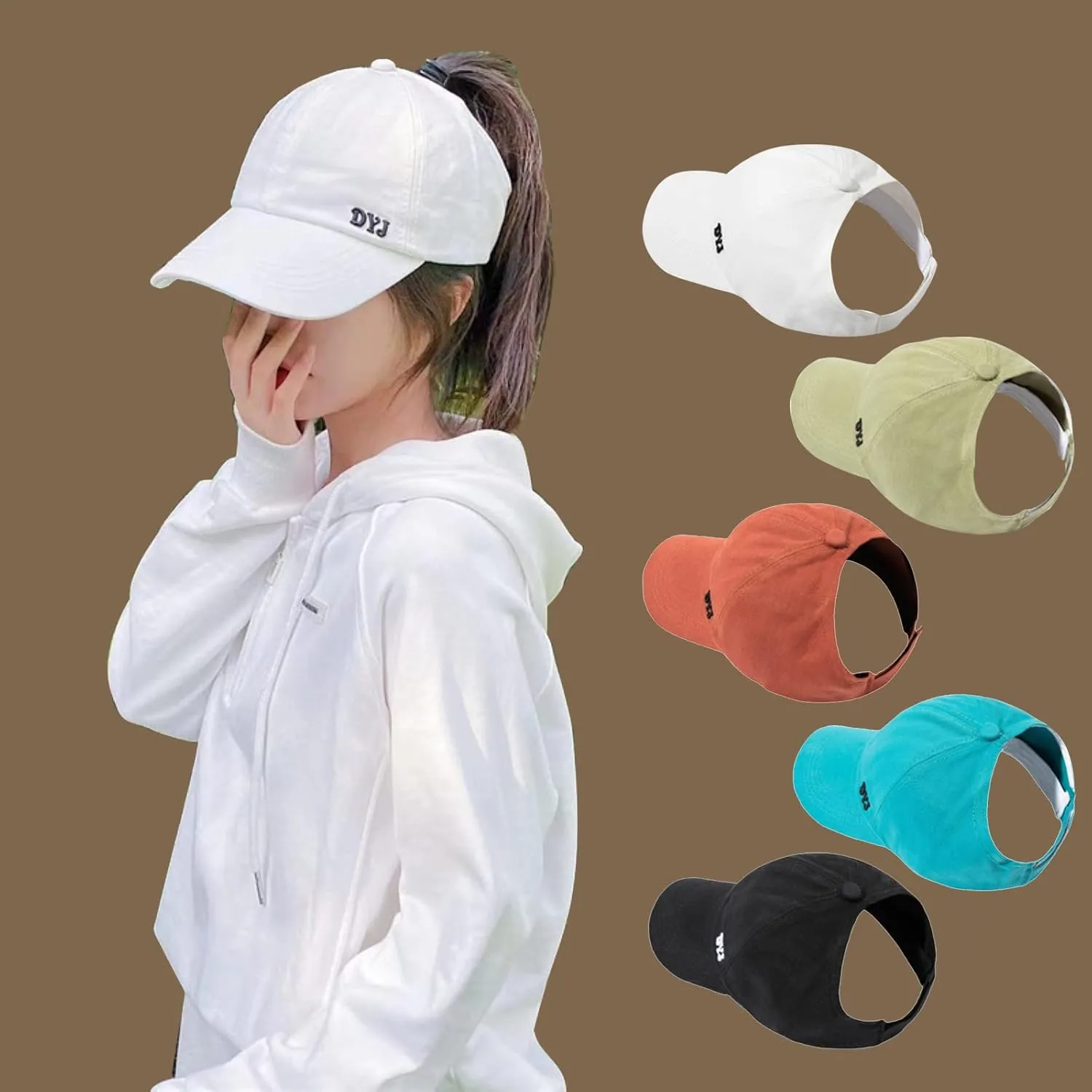 Unisex Golf Cap Summer Beach Wide Big Brim Sun Visor Hat UV Protection Tennis Running Outdoor Sport Cap