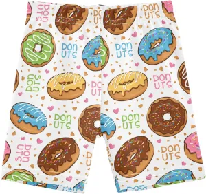 VIGTRO Girls Bike Shorts Soft Cotton Cartwheel Under Dress Shorts Toddler Kids, Short Leggings for Yoga Dance Sports 4-10Y