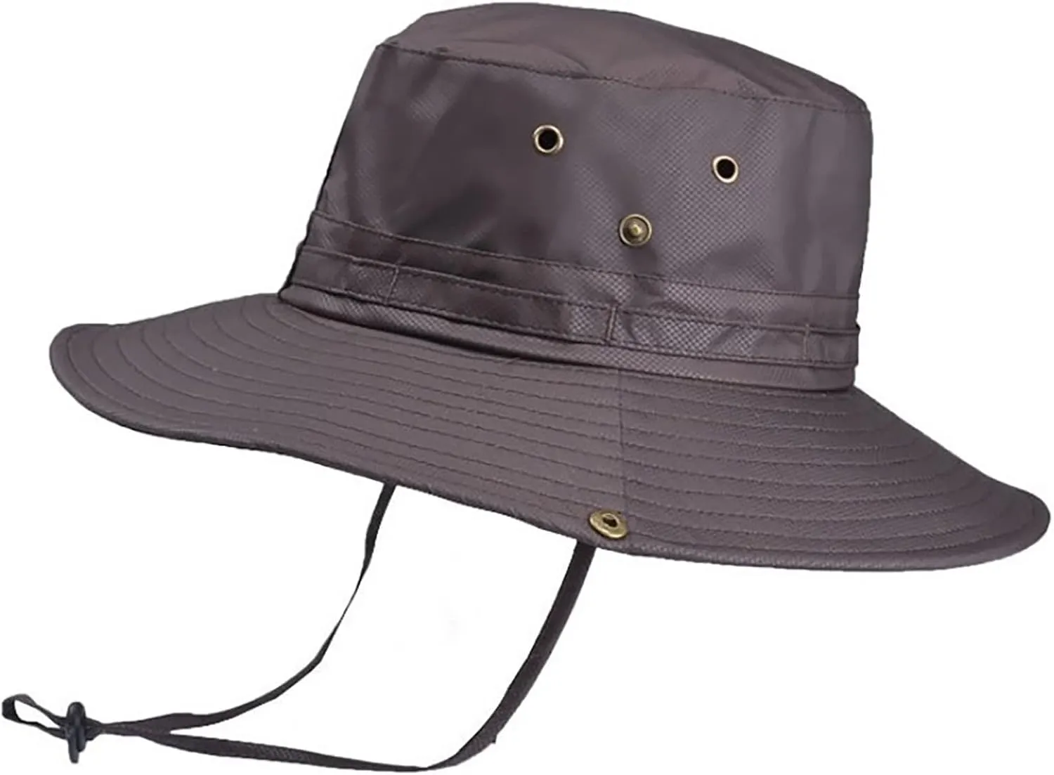 Wide Brim Bucket Hat Upf50  Protective Travel Beach Sun Hat with Semi-Rigid Adjustable Foldable Brim