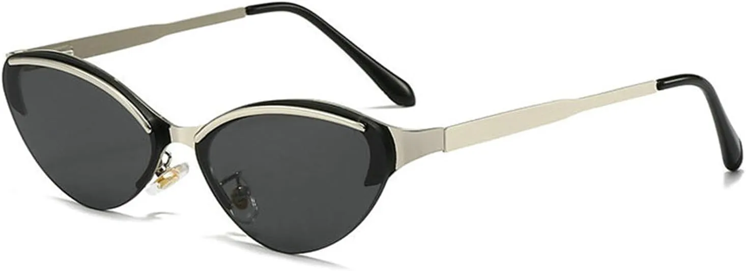 willochra Vintage Fashion Cat Eye Sunglasses Women For Men Sun Glasses Punk Hip Hop Sexy Lady Eyeglasses F25