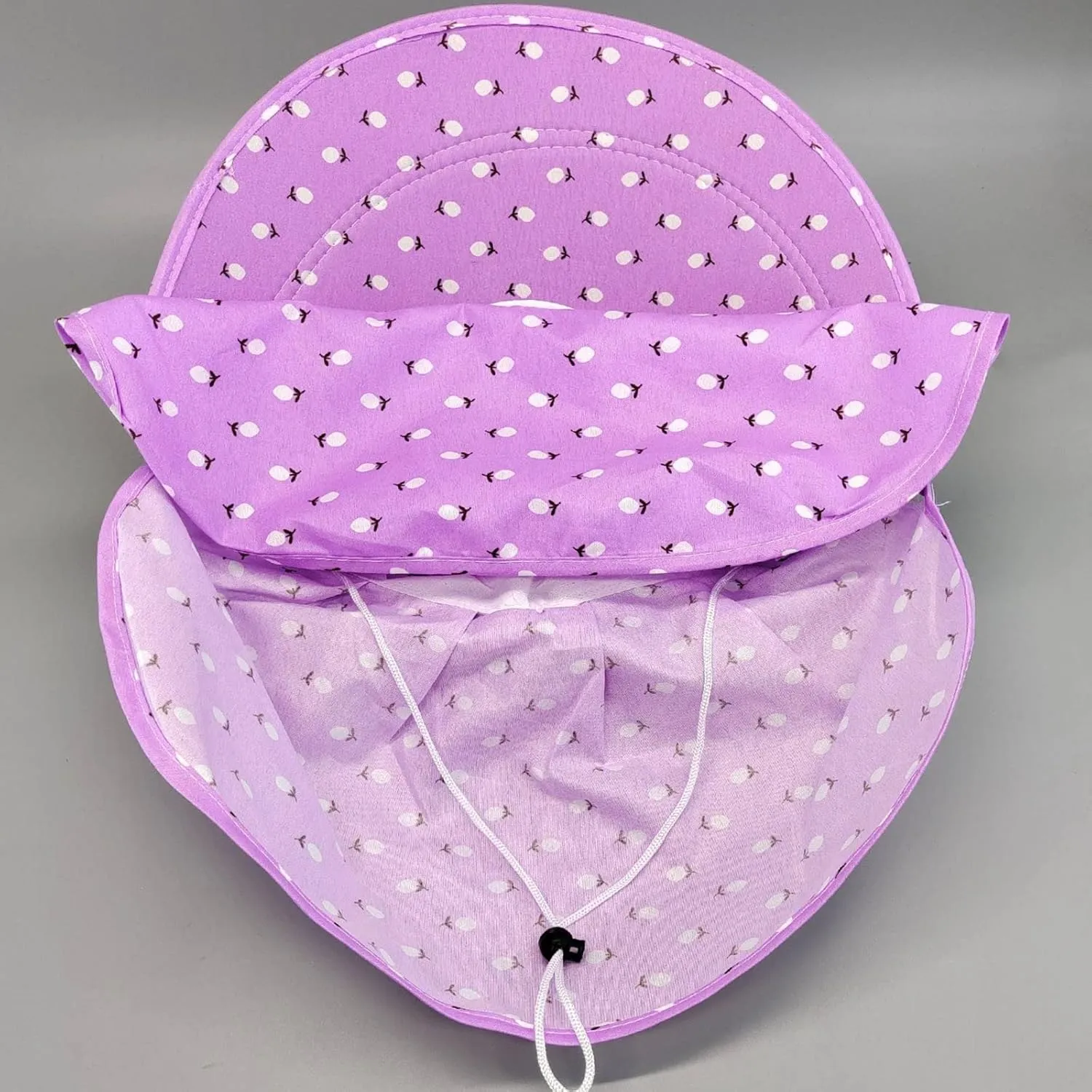 Women Adjustable Print Sun Hats Wide Brim Shawls Breathable Sunscreen Sun Hats Outdoor Riding Ponytail Visors Cap