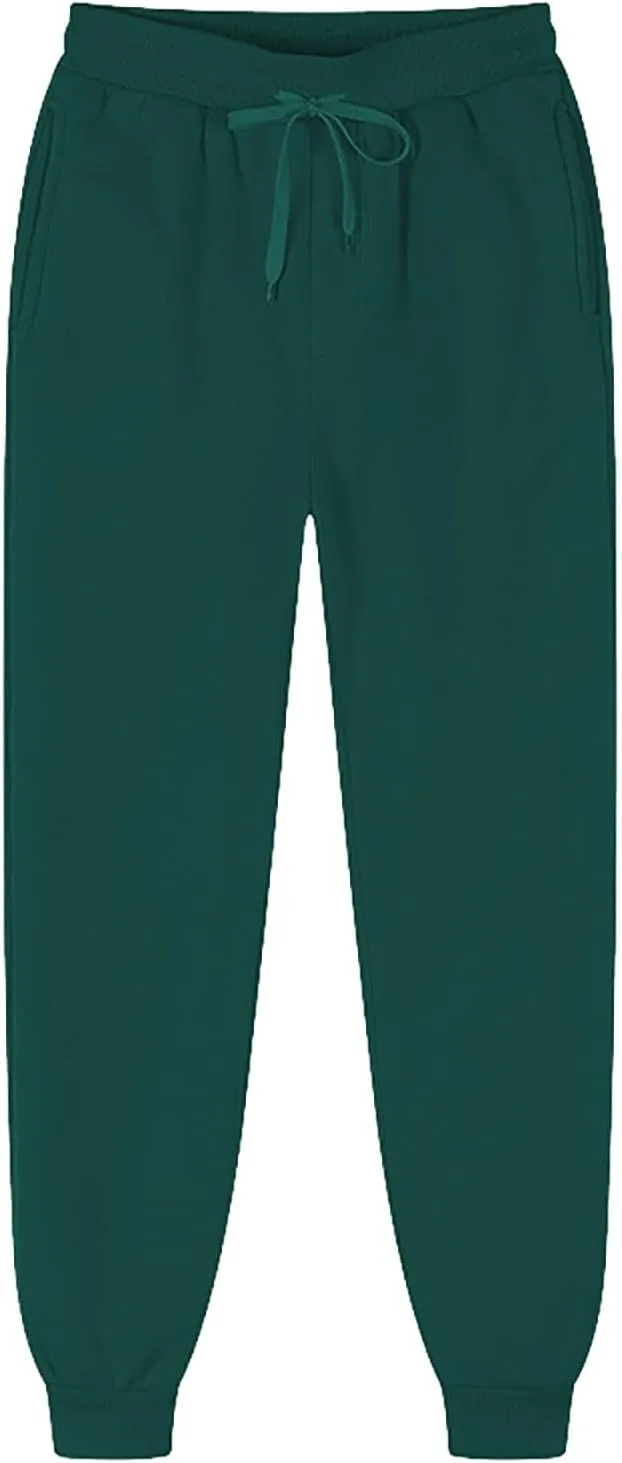 Women Drawstring Lounge Pants Trendy Daily Office Work Stretch Waist Cuffed Trousers Active Running Casual Sweatpants