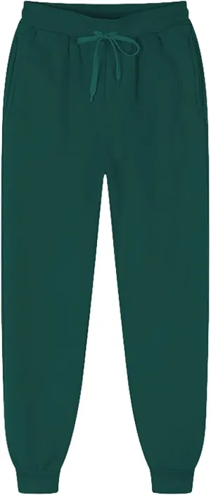 Women Drawstring Lounge Pants Trendy Daily Office Work Stretch Waist Cuffed Trousers Active Running Casual Sweatpants