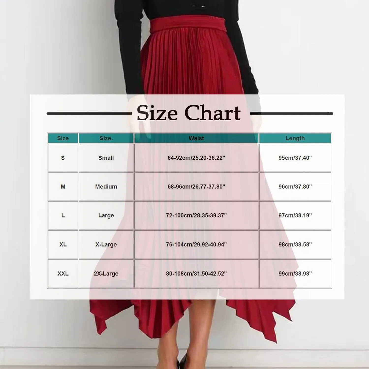 Women High Waisted Flowy Skirts A-line Long Maxi Skirt Casual Summer Pleated Skirts Asymmetrical Skirt Travel Outfit