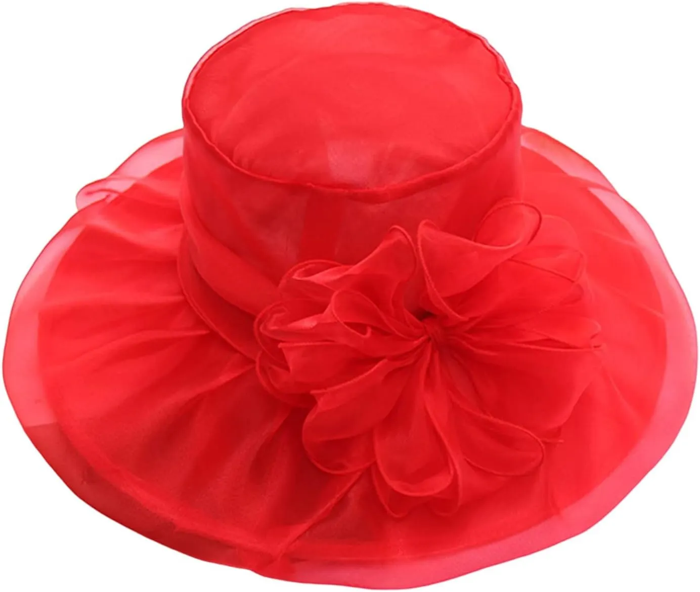 Women Summer Fascinators Hat Sun Church Wedding Hat Wide Brim Cocktail Tea Party Hat Women Fancy Hats