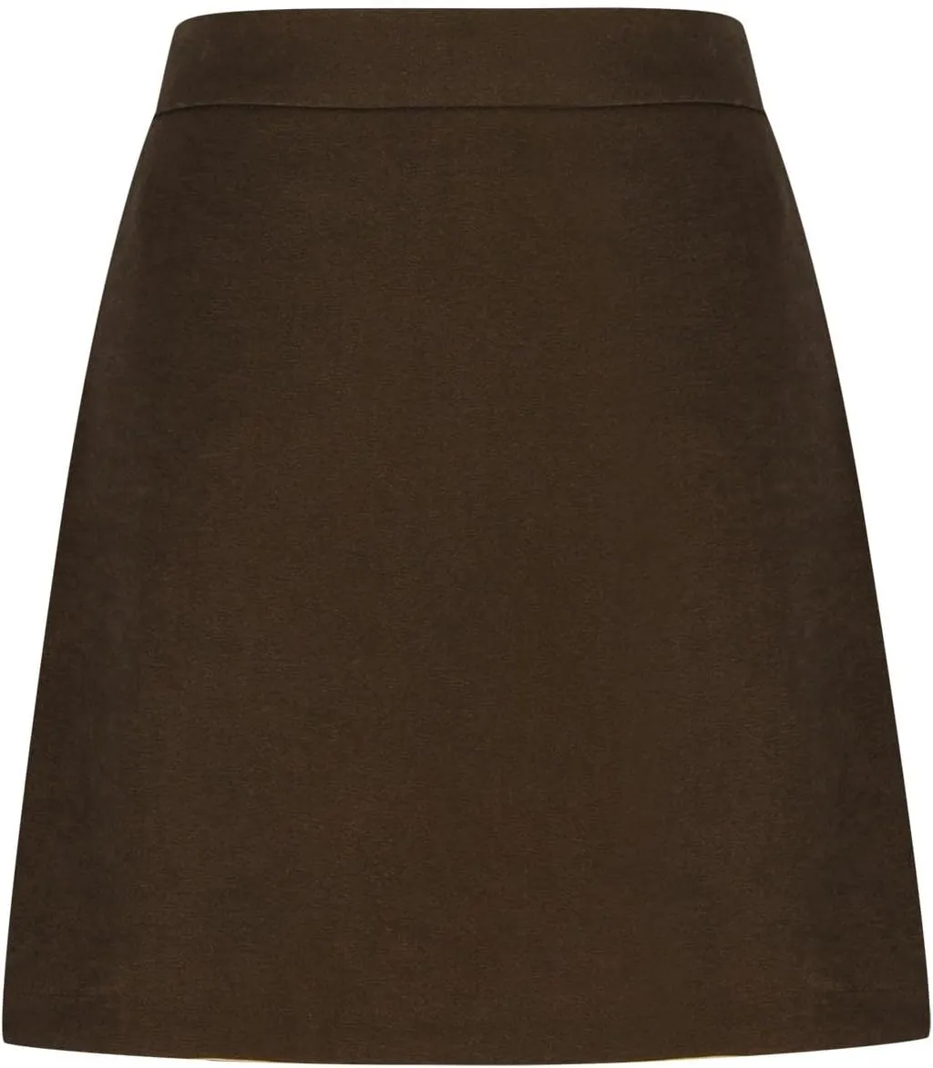 Women's Cargo Skirt Asymmetrical Slit High Waist Wrap Mini Skirt Bodycon Stretchy A-line Skirt with Adjustable Belt