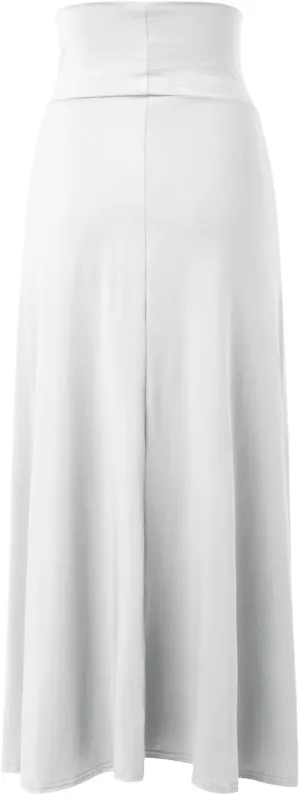 Womens Double Split Maxi Long Skirt Ladies Plain Basic Two Side Slit 4 22 Toddler Girls Skirt Pack