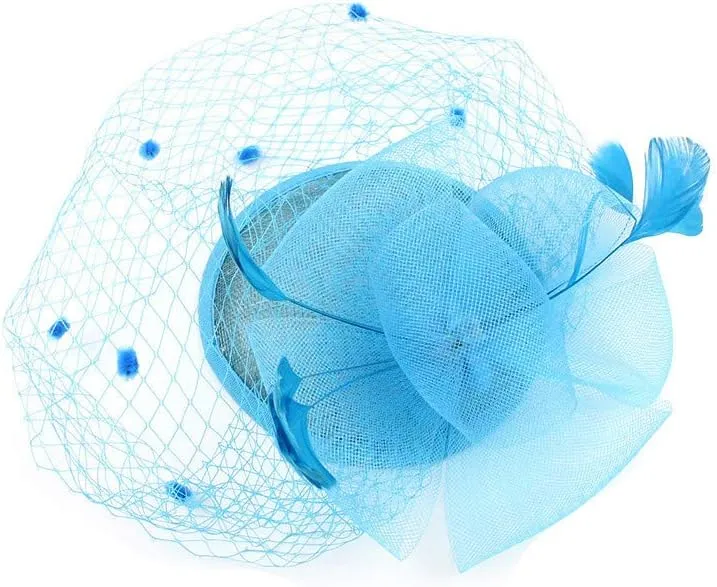 Women's Fascinators Hat Fashion Feathe Hat Cocktail Party Hat Hair Clip Headband Fascinator Wedding Tea Party Hat
