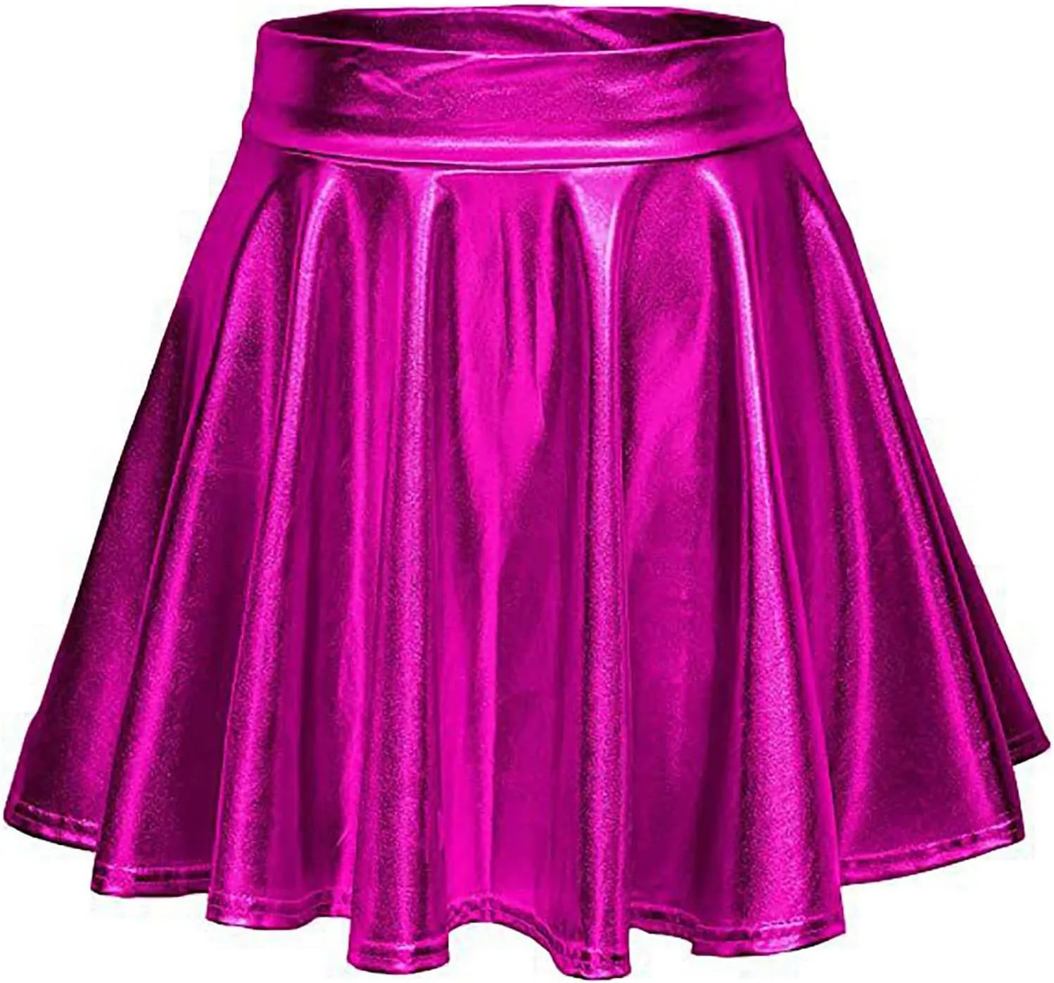 Womens Sexy Pleated Skirts High Waist A Line Skirt Solid Color Loose Y2k Mini Skirts Fashion Short Skirt for Party
