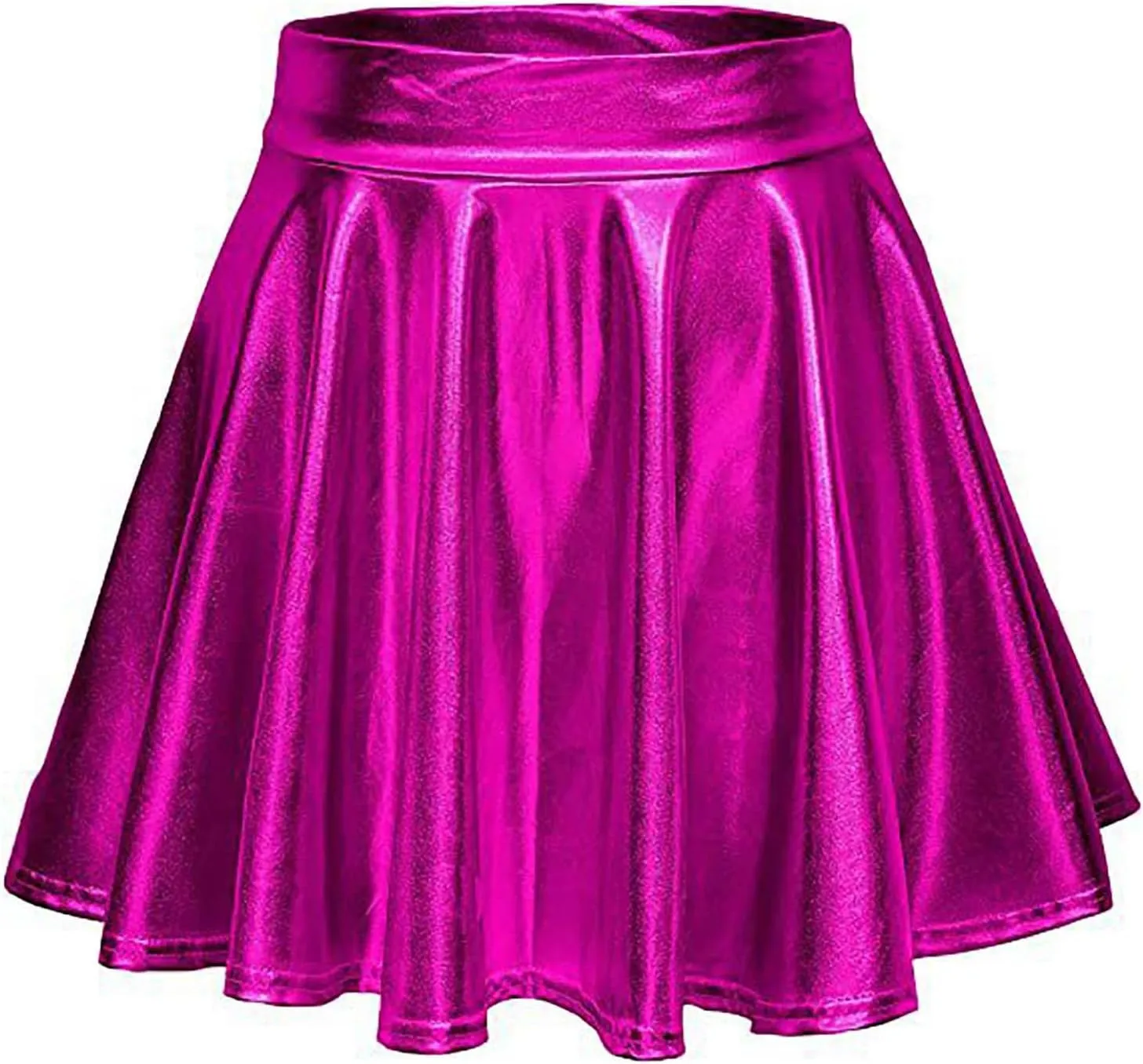 Womens Sexy Pleated Skirts High Waist A Line Skirt Solid Color Loose Y2k Mini Skirts Fashion Short Skirt for Party