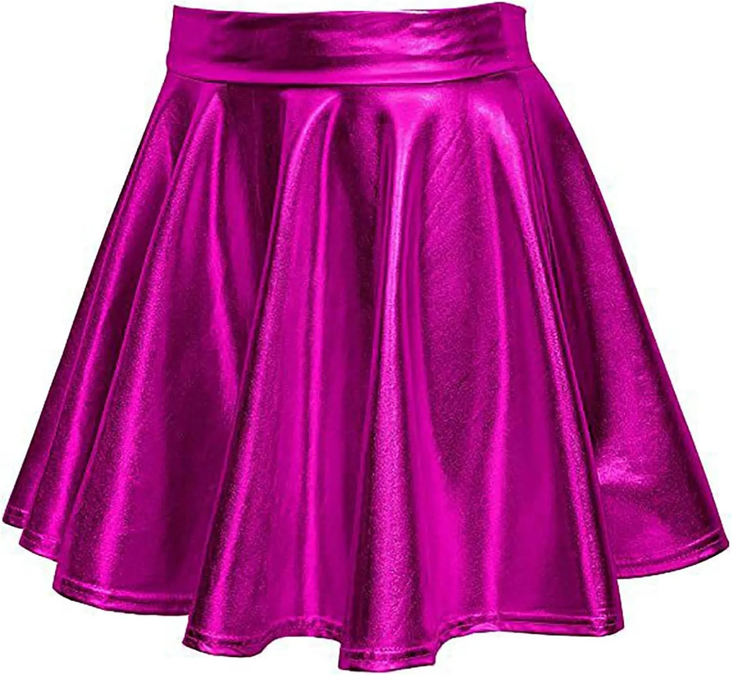 Womens Sexy Pleated Skirts High Waist A Line Skirt Solid Color Loose Y2k Mini Skirts Fashion Short Skirt for Party