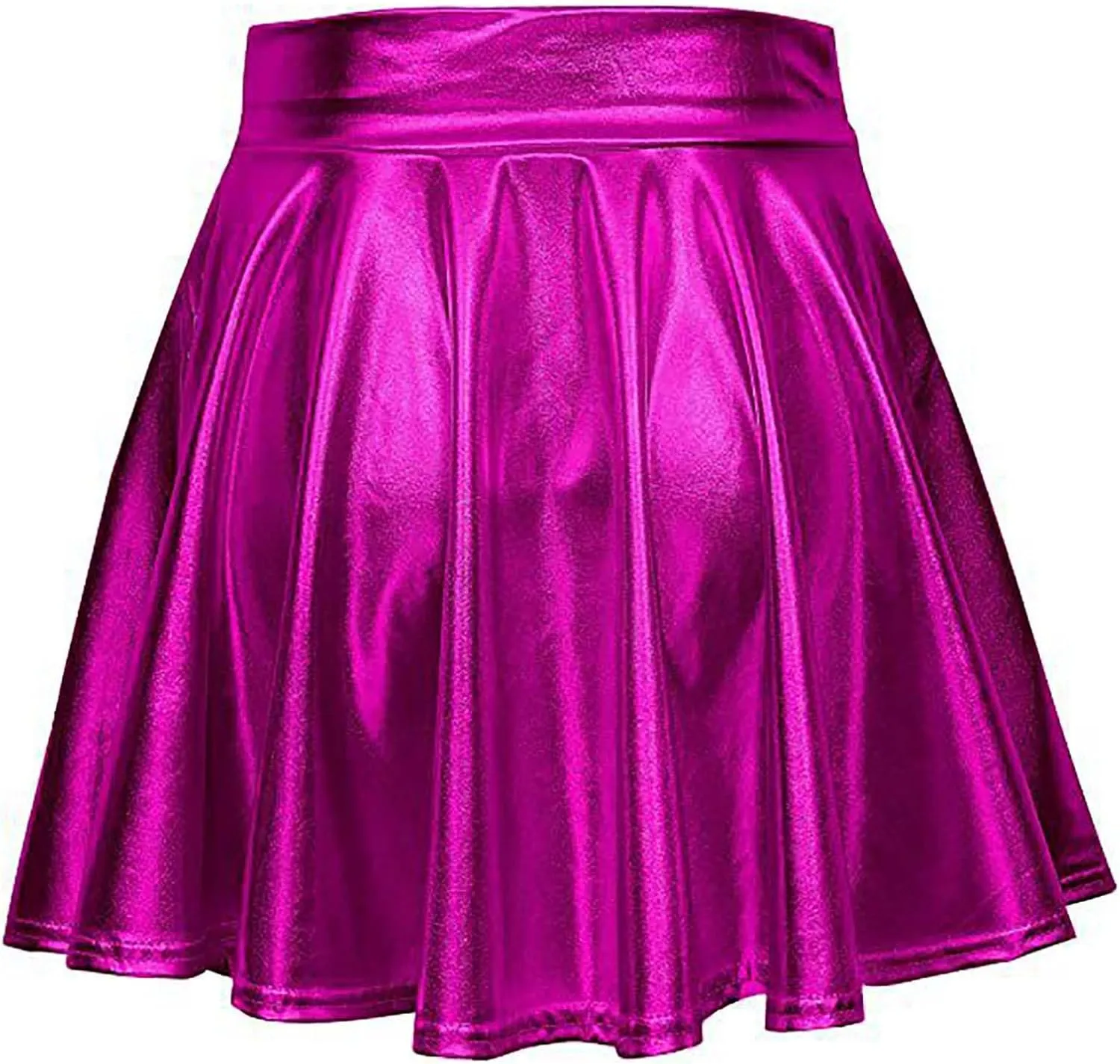 Womens Sexy Pleated Skirts High Waist A Line Skirt Solid Color Loose Y2k Mini Skirts Fashion Short Skirt for Party