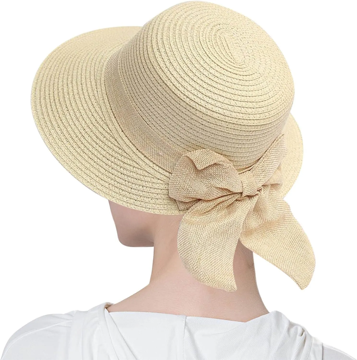 Womens Sun Hats UPF50  Wide Brim Summer Beach Hat for Women Foldable Travel Hat s Birthday Easter
