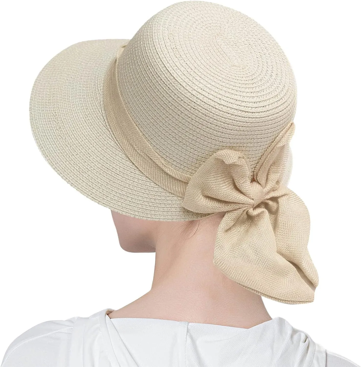Womens Sun Hats UPF50  Wide Brim Summer Beach Hat for Women Foldable Travel Hat s Birthday Easter