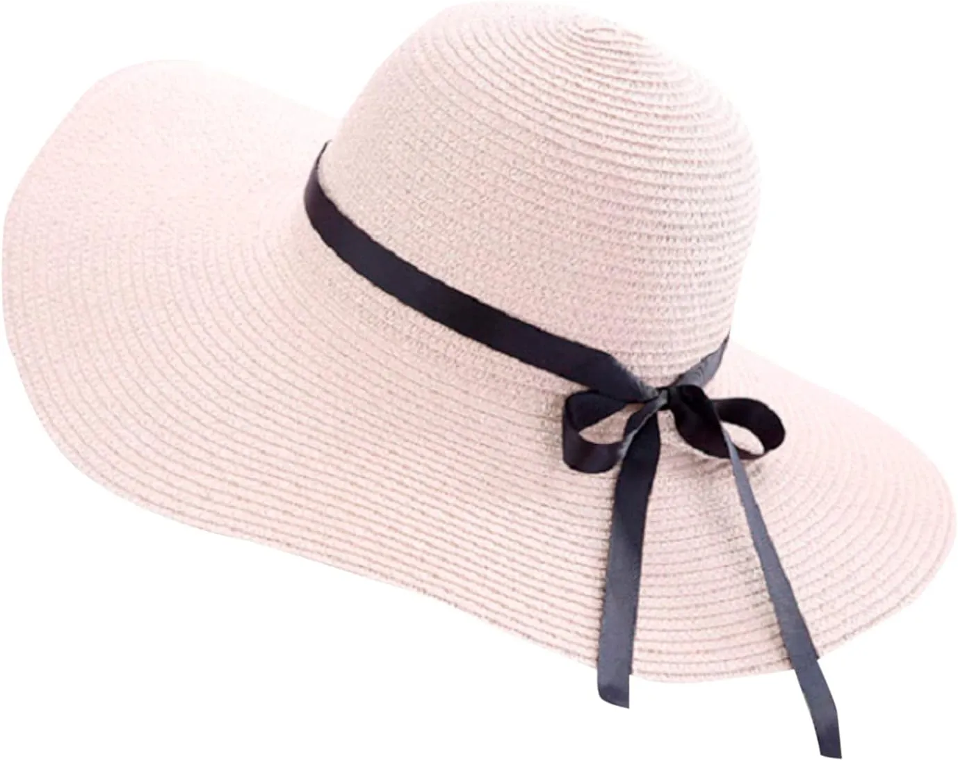 Womens Sun Straw Hat Straw Hats for Women Straw Panama Hat Wide Brim Beach Hat Casual Hat