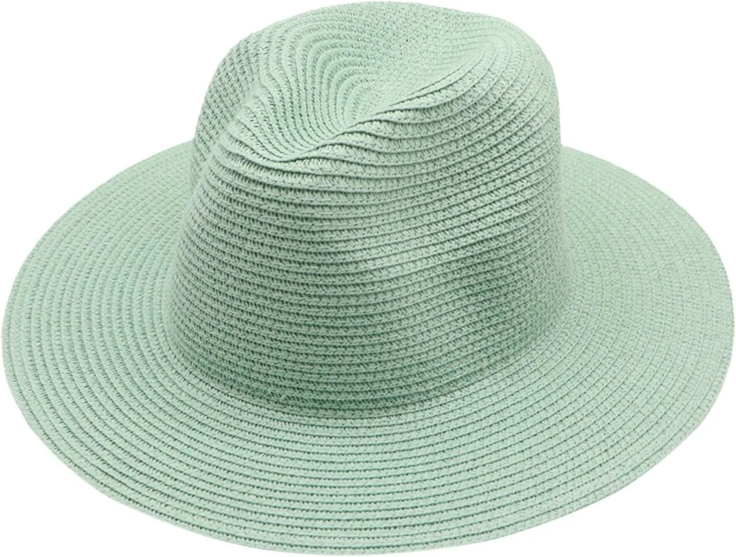 Womens Sun Straw Hat Wide Brim Summer Hat Foldable Packable Floppy Beach Hats for Women