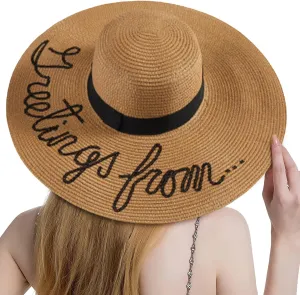 Womens Wide Brim Sun Hats Foldable Beach Bucket Hats Mesh Fishing Hat s Birthday Easter