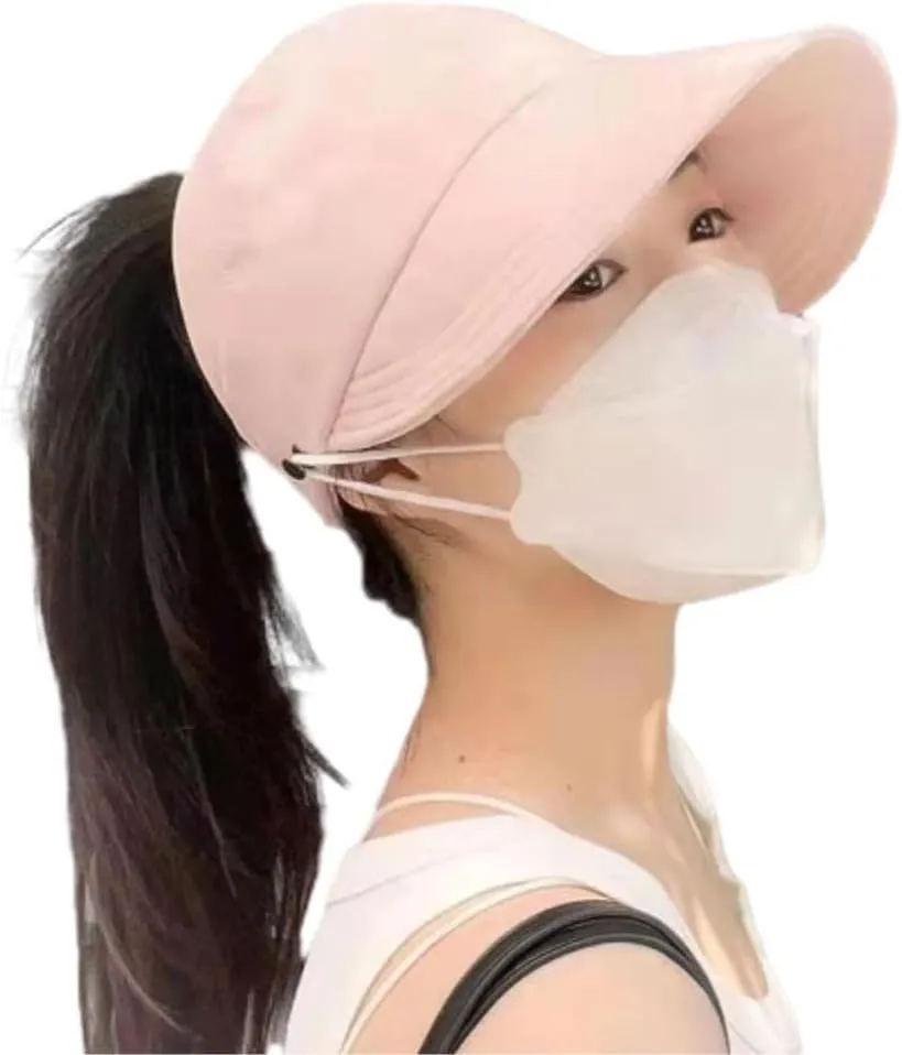 Wrap-Around Hollow-top UV Sun Hat - Outdoor Uv Protection Hollow Top Sun Hat - Outdoor Wide Brim Hats for Women