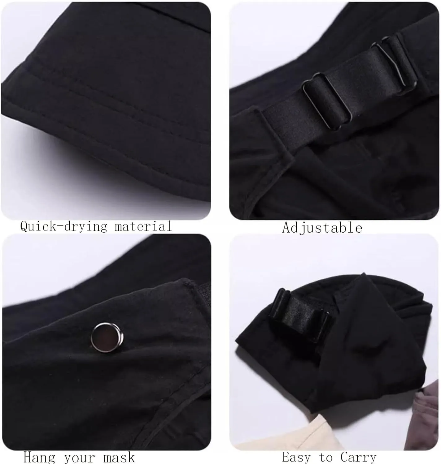 Wrap-Around Hollow-top UV Sun Hat - Outdoor Uv Protection Hollow Top Sun Hat - Outdoor Wide Brim Hats for Women